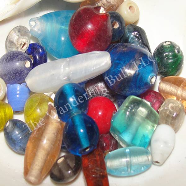 Assorted Glass Beads 1 ounce