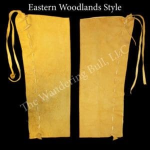 Leggins - Leather Eastern Woodlands Style