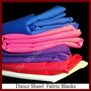 Dance Shawl Fabric Blanks - 20% Off!
