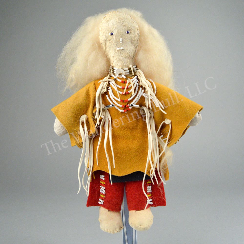Doll – Handmade Braintanned Leather – Grandfather