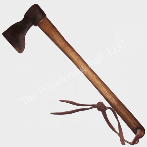 Tomahawk with wooden handle