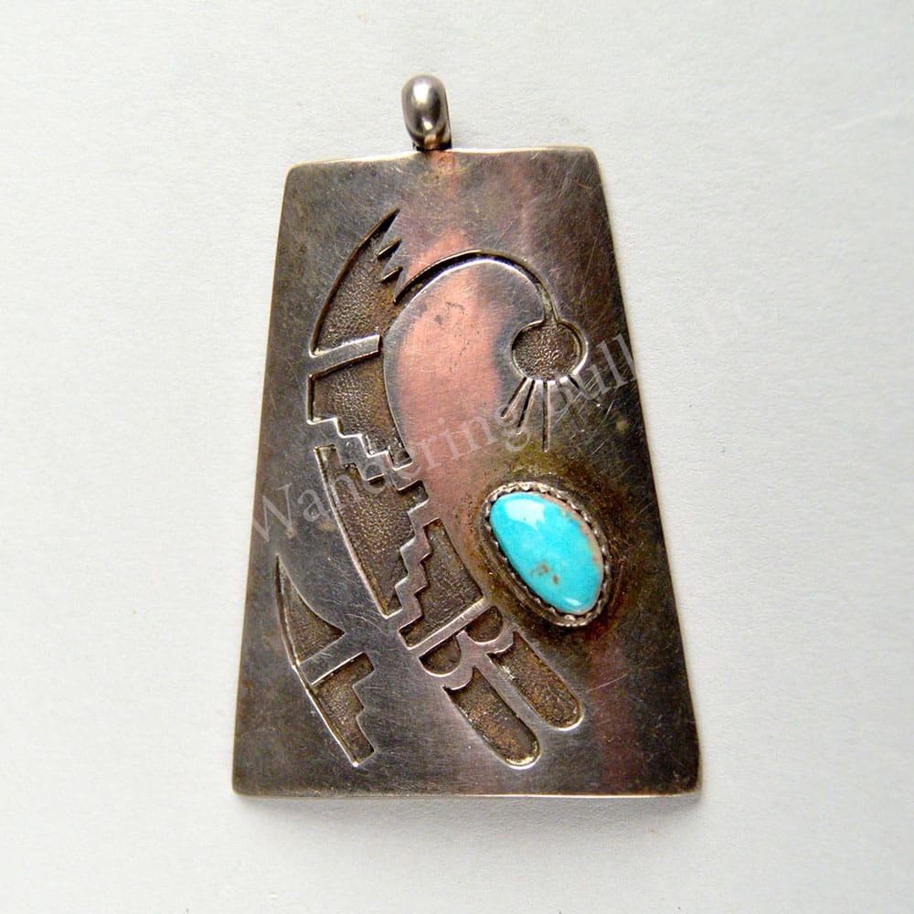 Pendant – Silver and Turquoise