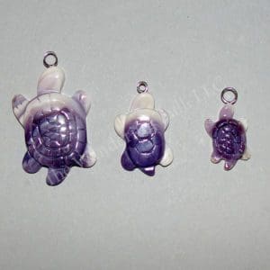 Carved Wampum Turtles