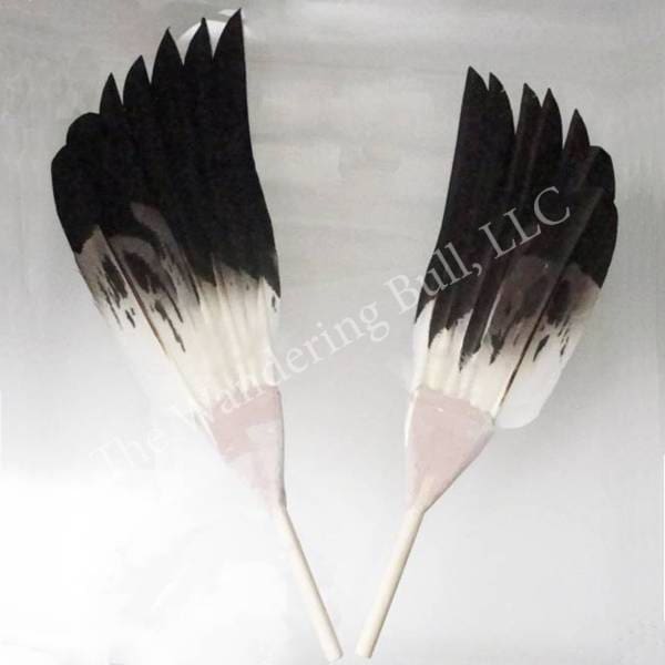 Fan – Hand-painted Seven Feather – Left Side