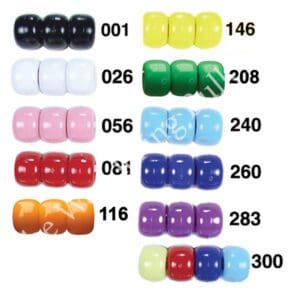 Plastic Crow Beads for crafting
