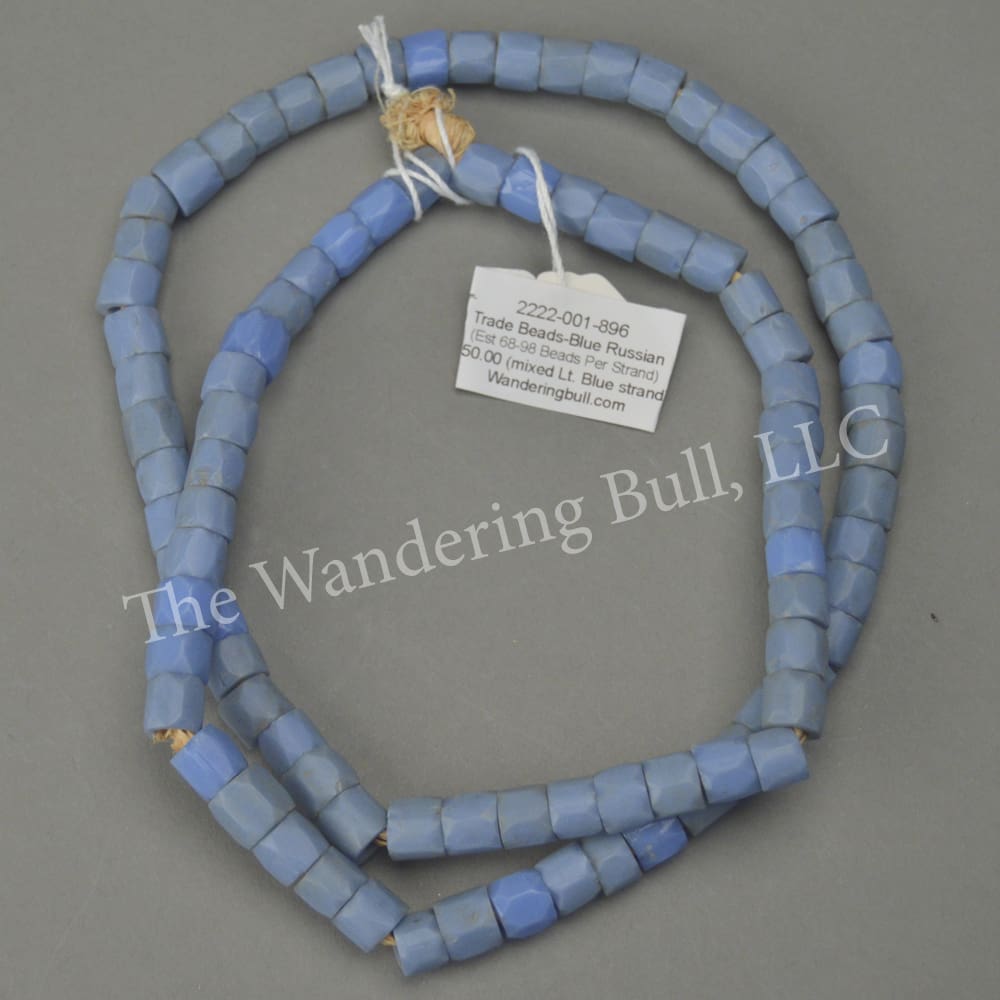 Blue Russian Trade Beads – Mixed Light Blues