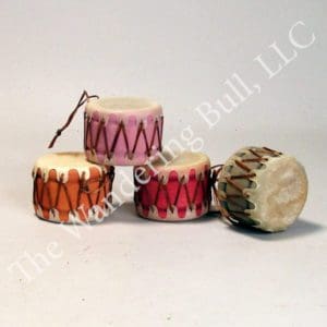 Mini Rawhide Drums colored