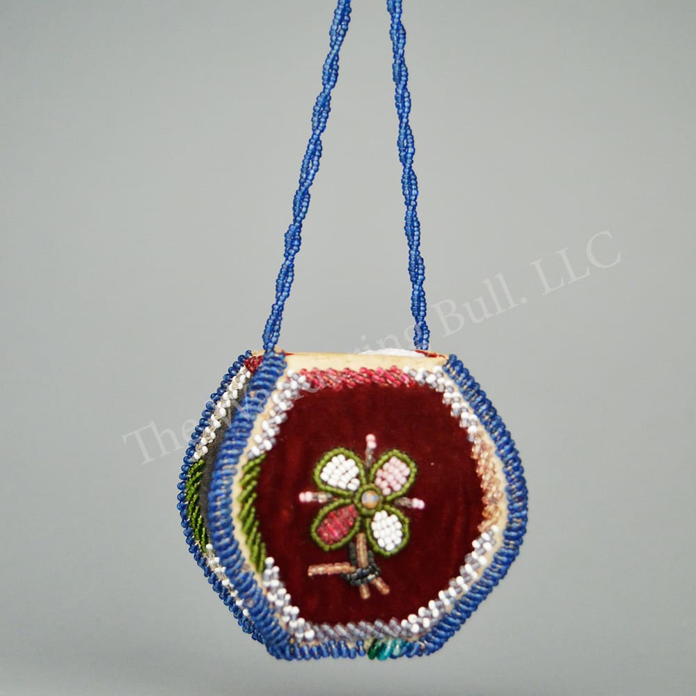 Iroquois Beaded Box Purse Whimsy