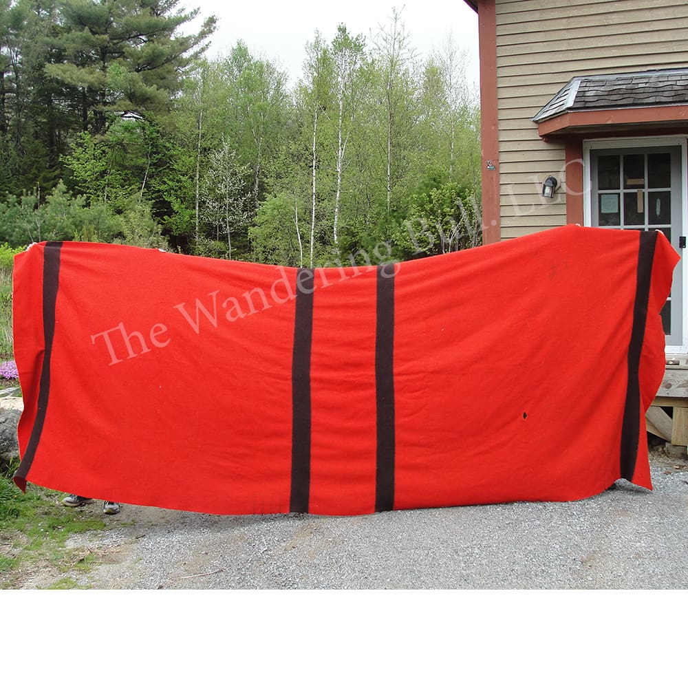 Red Wool Blanket – Double Sized Keewaydin
