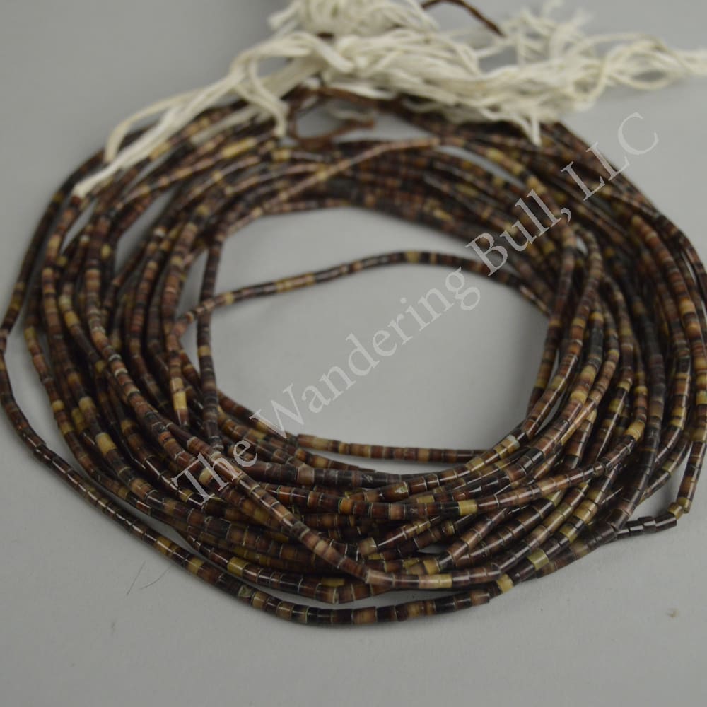 Heishi Shell Beads – Brown – 24″ strand