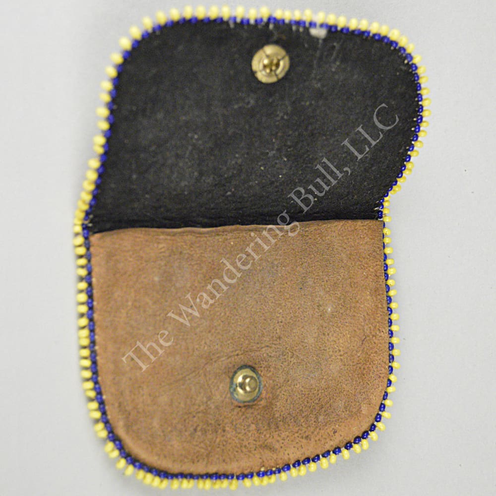 Cree Floral Beaded Coin Purse