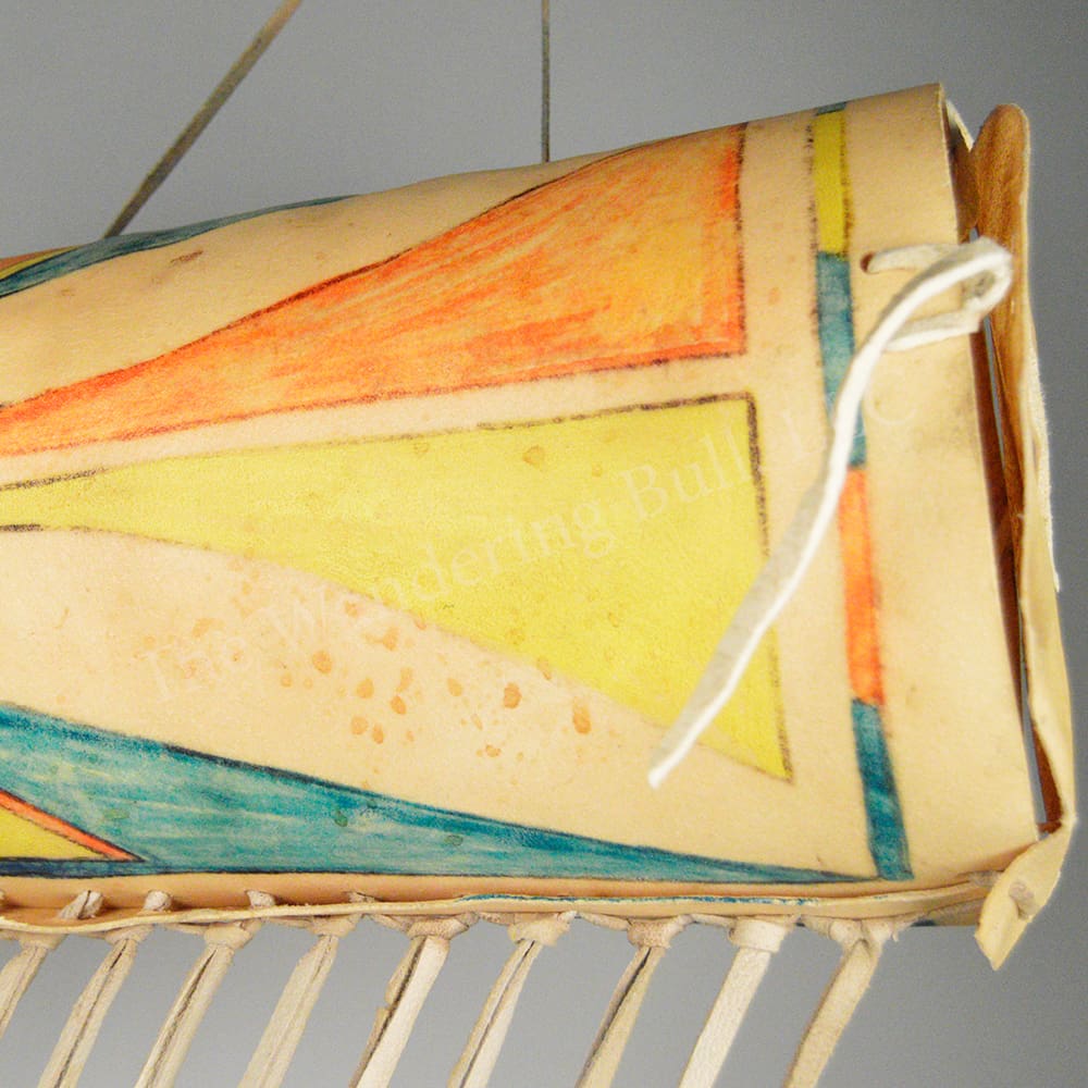 Bonnet Case – Painted Rawhide