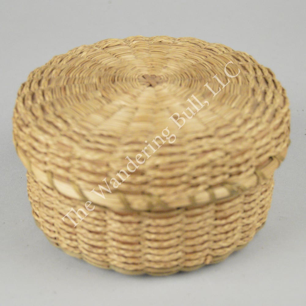 Sweetgrass Basket with Lid