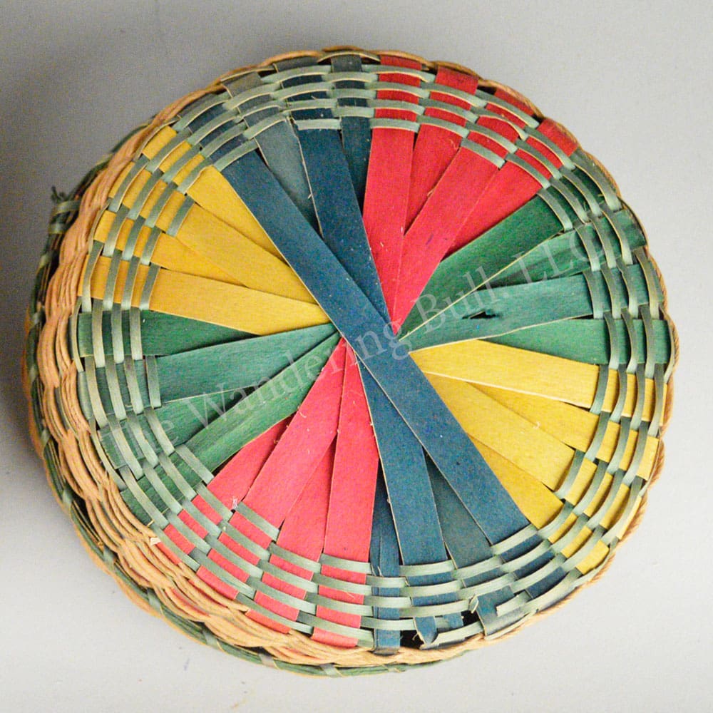 Basket – Colored Ash & Twisted Rush