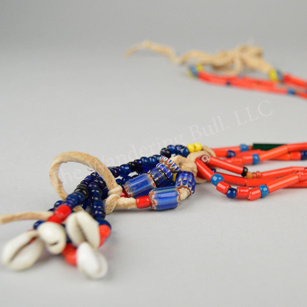 Necklace – Red Bugle Bead