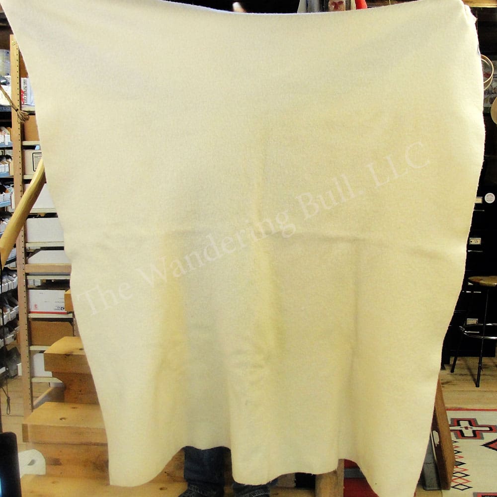 Wool Blanket Lightweight – Off White 72 x 55
