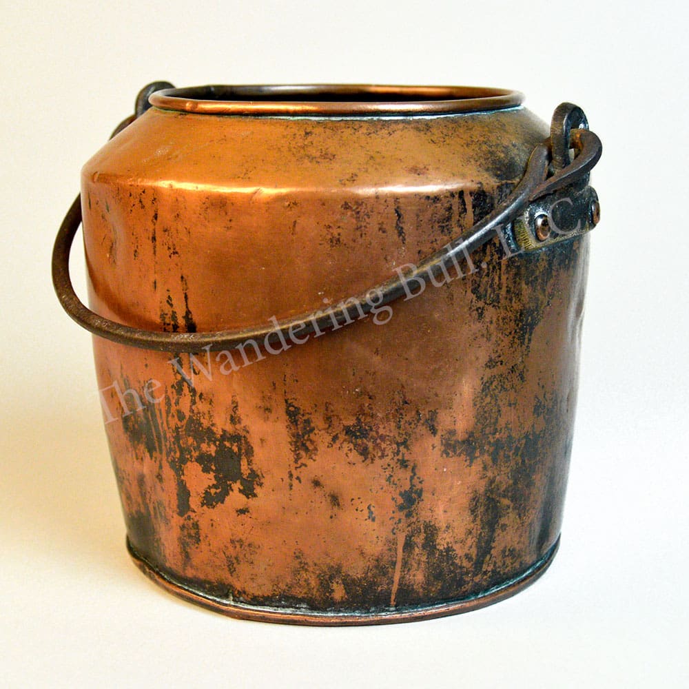 Pail Vintage Copper Cooking Pot