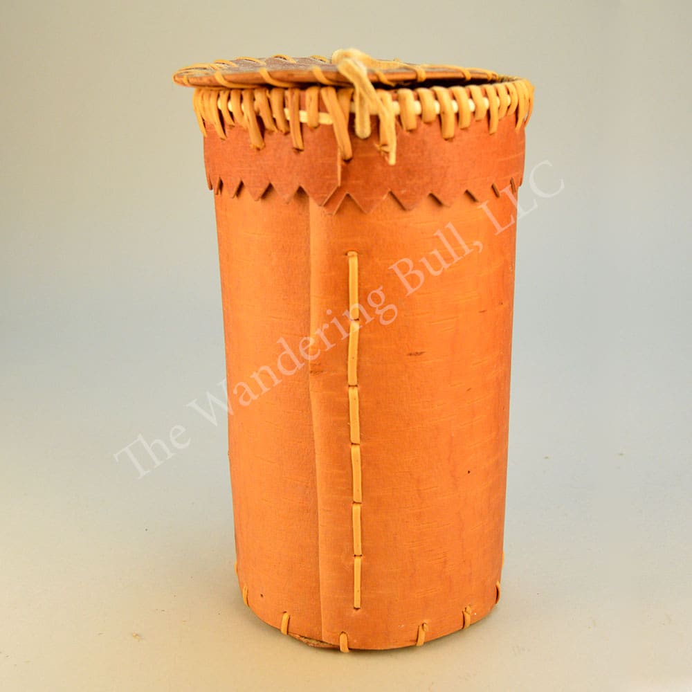 Birch Bark Cylinder Box