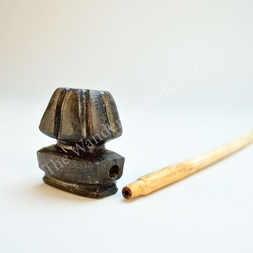 Micmac Style Soapstone Pipe