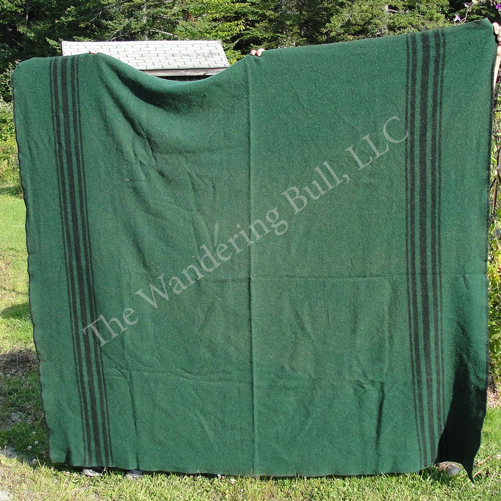Wool Blanket – Forest Green Ayers