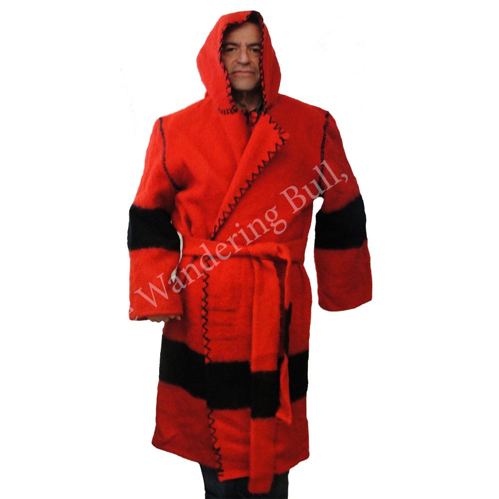 Red Wool Capote