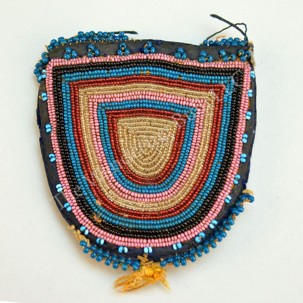 Antique Cree Beaded Bag