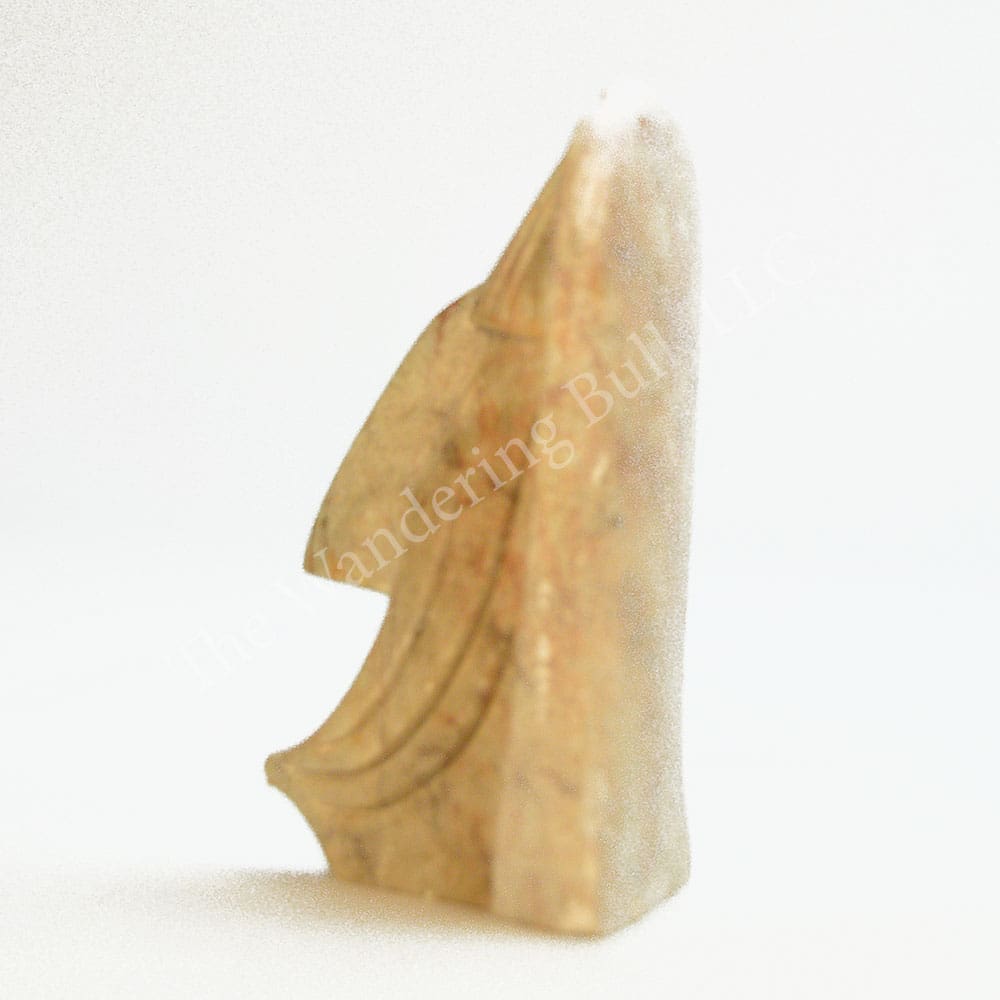 Soapstone Face Carving