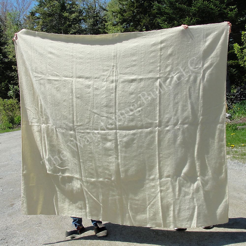 Wool Blanket – Seamed Off White
