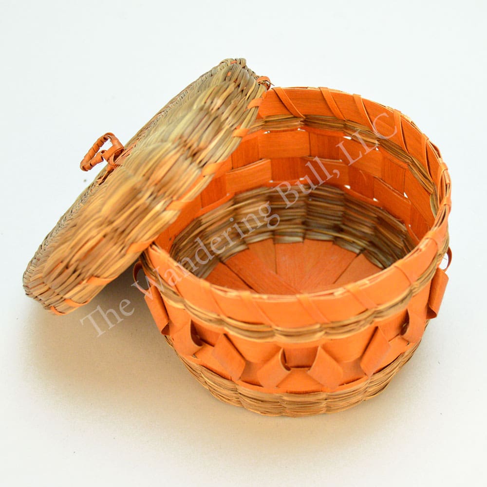 Basket Sweetgrass & Ash Orange