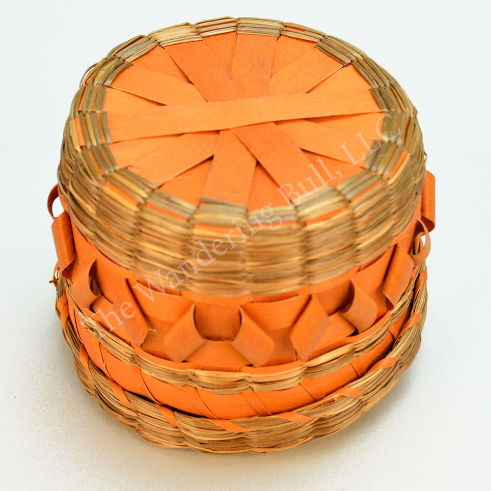 Basket Sweetgrass & Ash Orange