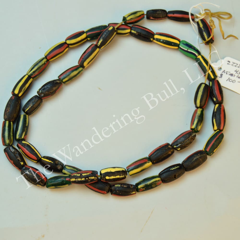 Trade Beads – Glass Striped