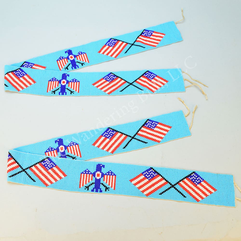 Beaded Strips American Flag