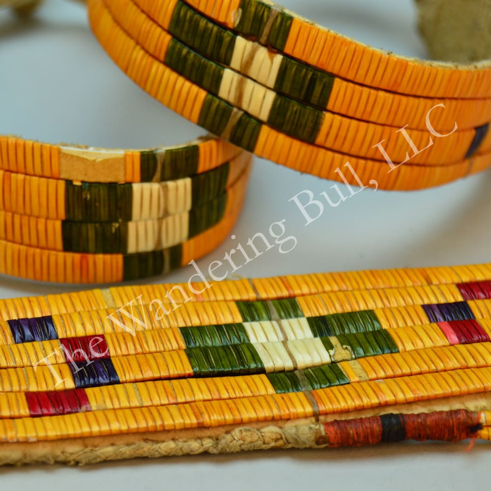 Quilled Wapegnaki and Armbands Set