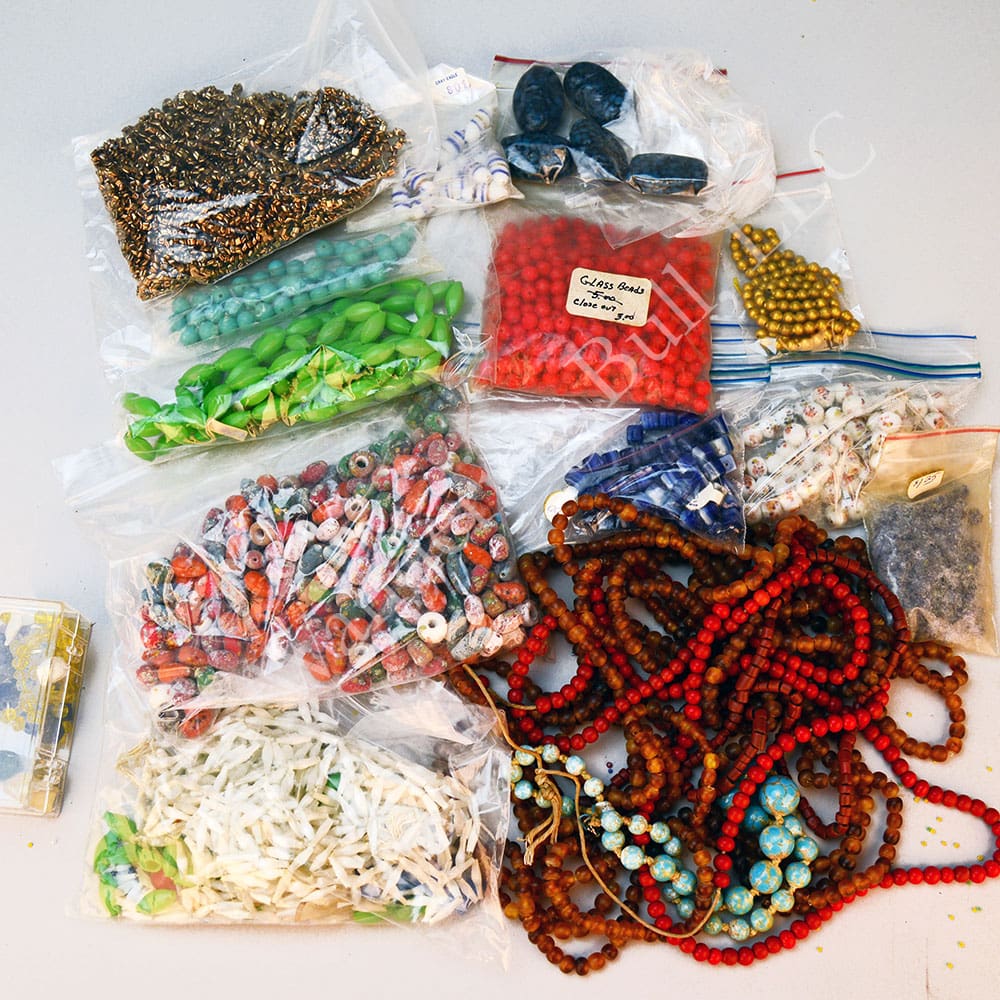 Bead Lot – Mixed Beads Metallics Different Shapes