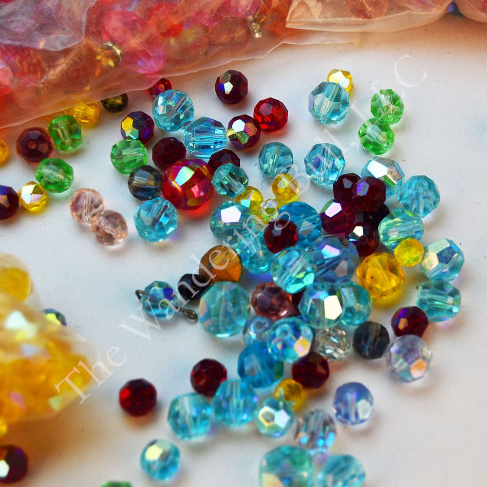Bead Lot – Assorted Fire Polish Beads