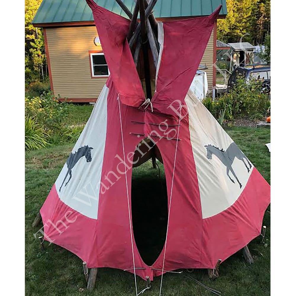 Cheyenne Style 9′ Painted Tipi