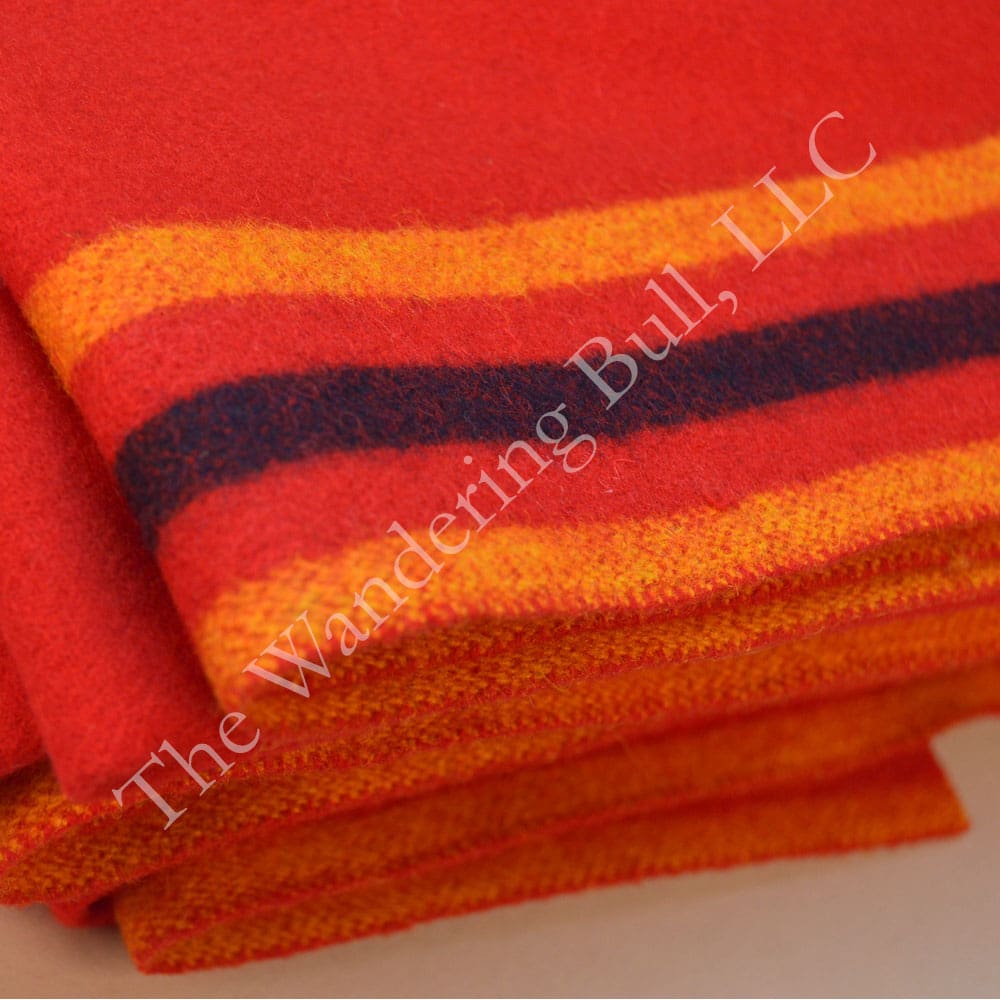 Selvedge Edge Wool Broadcloth Red