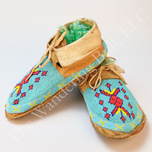 Moccasins Men’s Beaded Cree Style