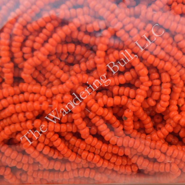 11/0 Burnt Orange Italian Seed Beads