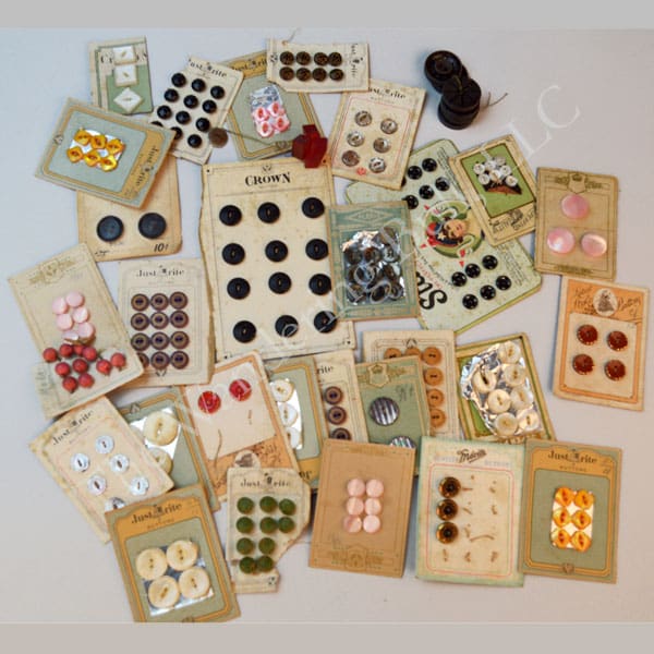 Antique Buttons Group Lot