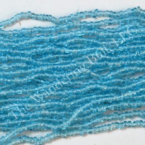 Antique 14/0 Trans Turquoise Seed Beads