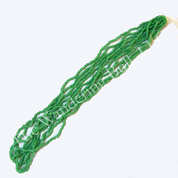 Antique 13/0 Jade Green Seed Beads