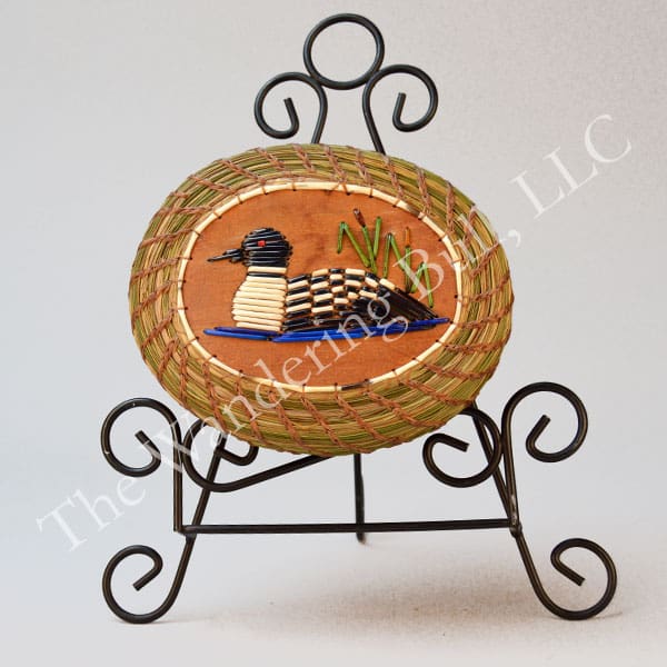Quilled Box Birch & Sweetgrass Loon