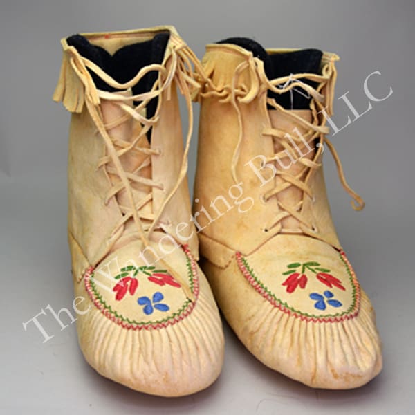 Moccasins Snowshoe Embroidered
