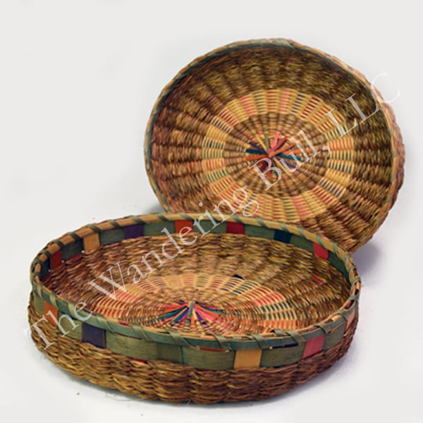 Basket Sweetgrass and Ash Oval