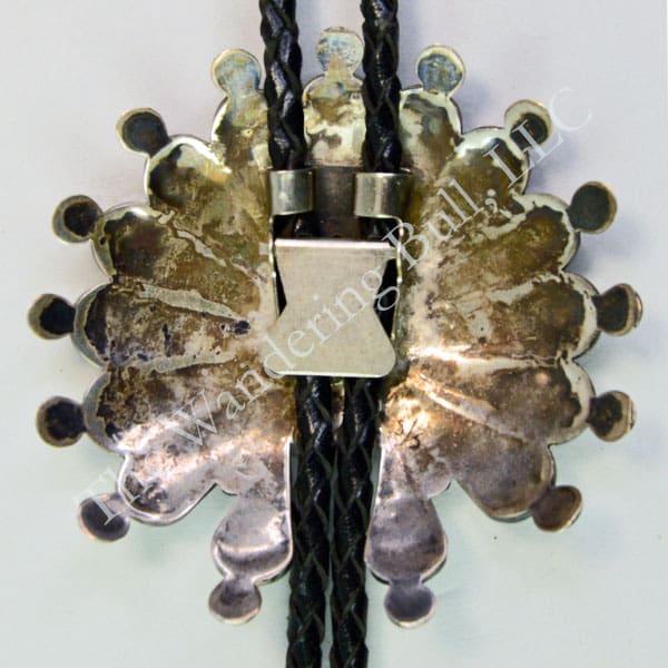 Bolo Tie Sunface with Inlay Dangles