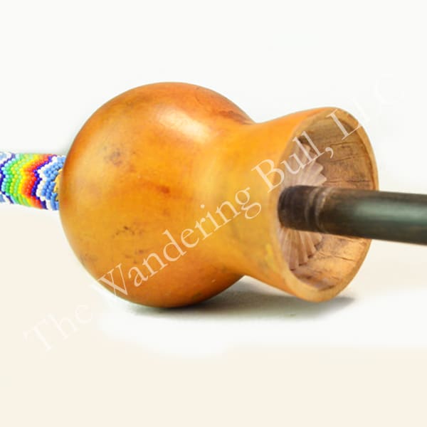 Rattle 16″ Gourd Beaded
