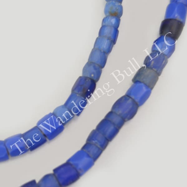 Trade Beads Blue Russian Strand Faceted