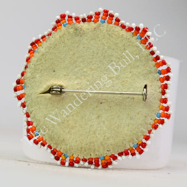 Pin Beaded Rosette with Quills