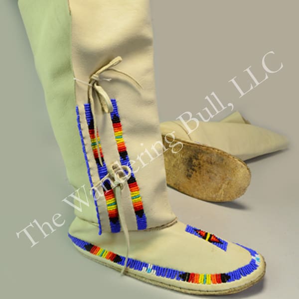 Moccasins Partially Beaded Contemporary